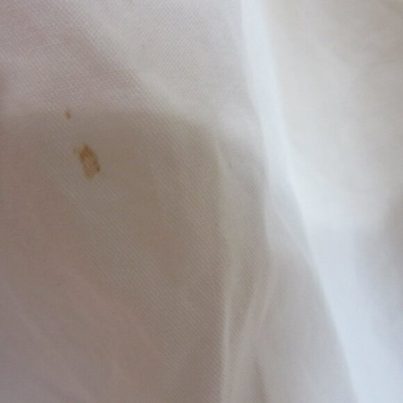 Mare Anthropologie Cream Wide Leg Curved Hem XSP Front Pleat Pockets Pants - Picture 2 of 5